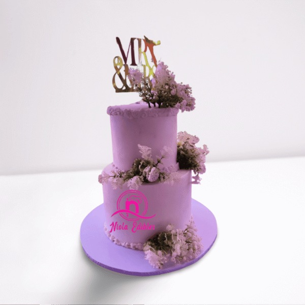One-Tier Wedding Cake