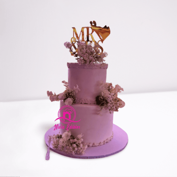 One-Tier Wedding Cake