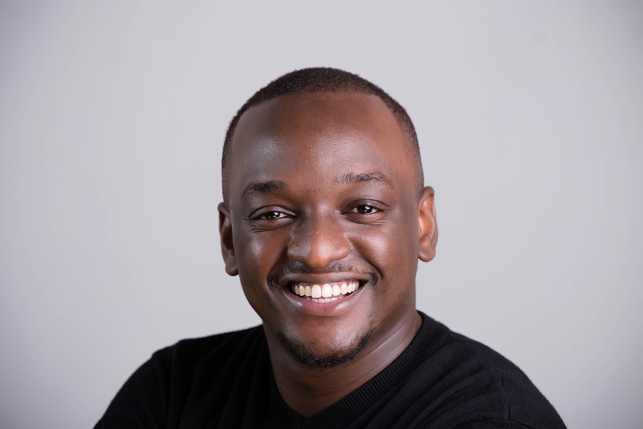 black man, portrait, kenya