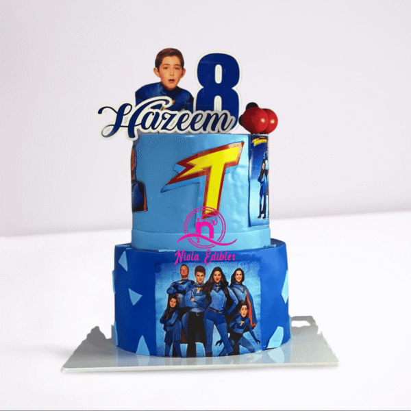 Thunder Man Themed Cake