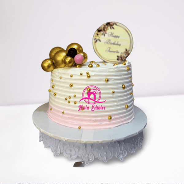 Joyful Moments Birthday Cake