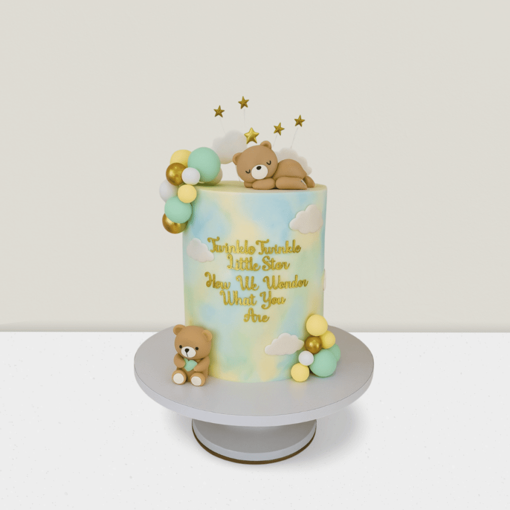 Dreamy teddy bear cake for kids