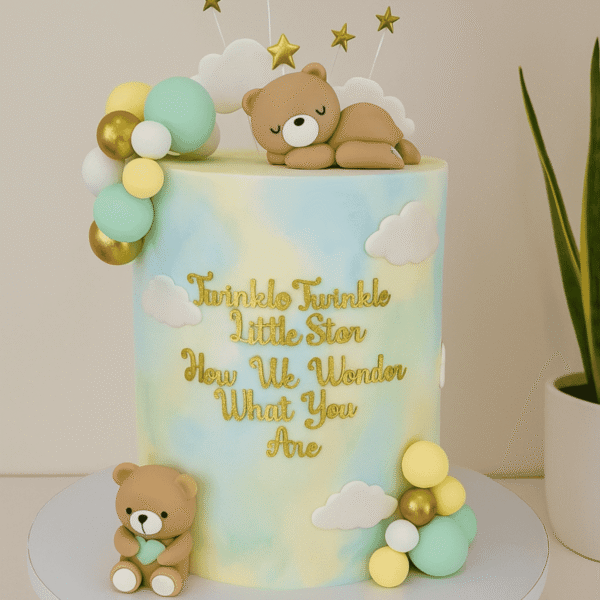 Dreamy teddy bear cake for kids